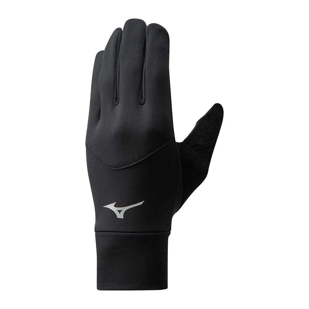 Damske Rukavice Mizuno Warmalite Bezecke Čierne Vypredaj BFJZ34210